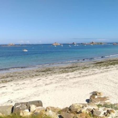 Chalet Familial En Bois A 150 M De La Mer Santec Esterno foto
