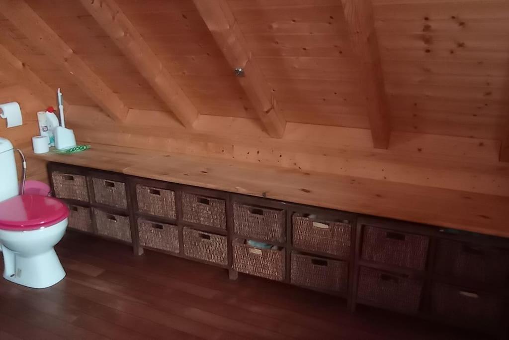 Chalet Familial En Bois A 150 M De La Mer Santec Esterno foto