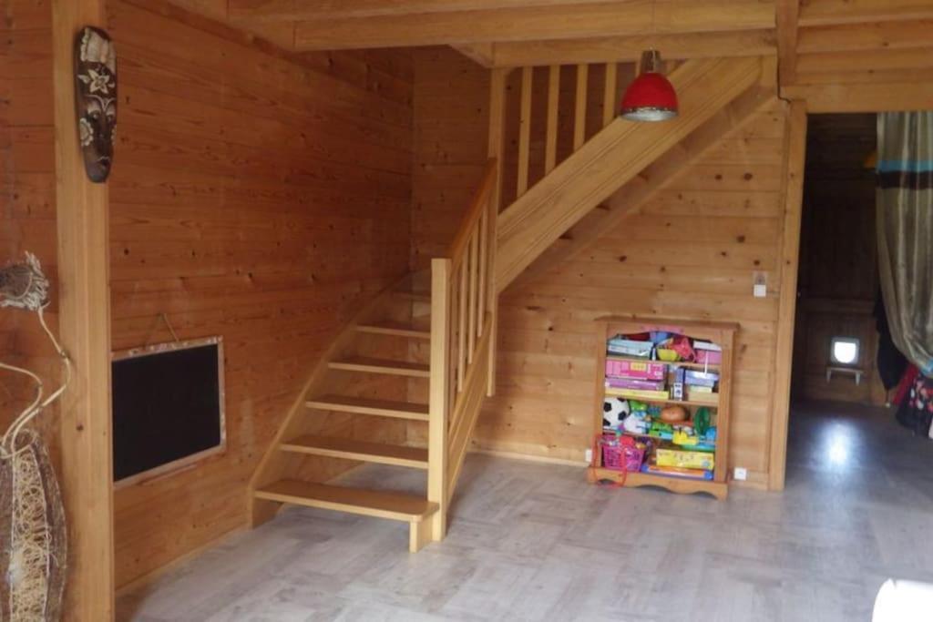 Chalet Familial En Bois A 150 M De La Mer Santec Esterno foto