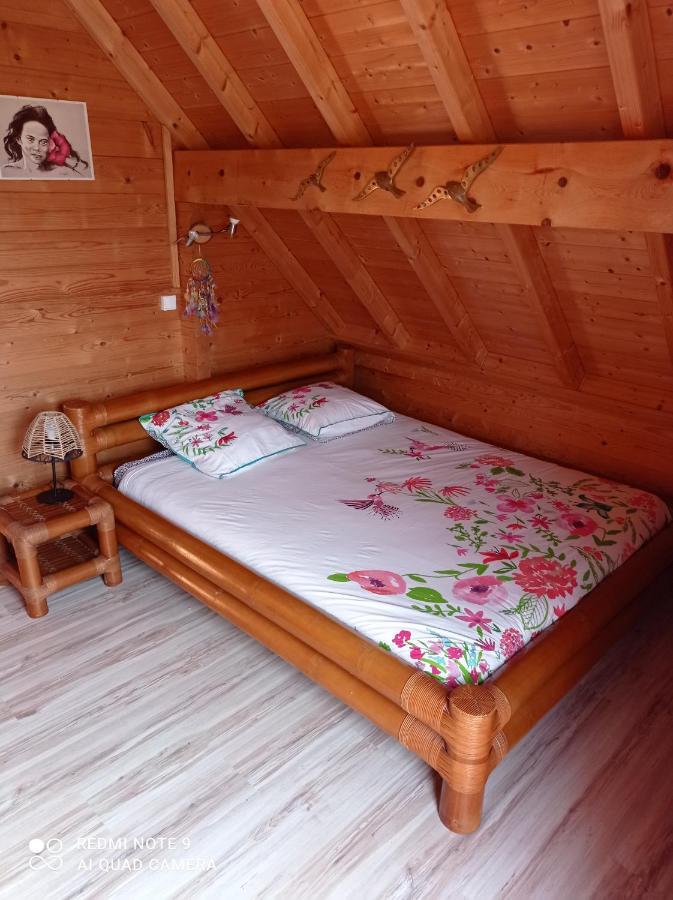 Chalet Familial En Bois A 150 M De La Mer Santec Esterno foto